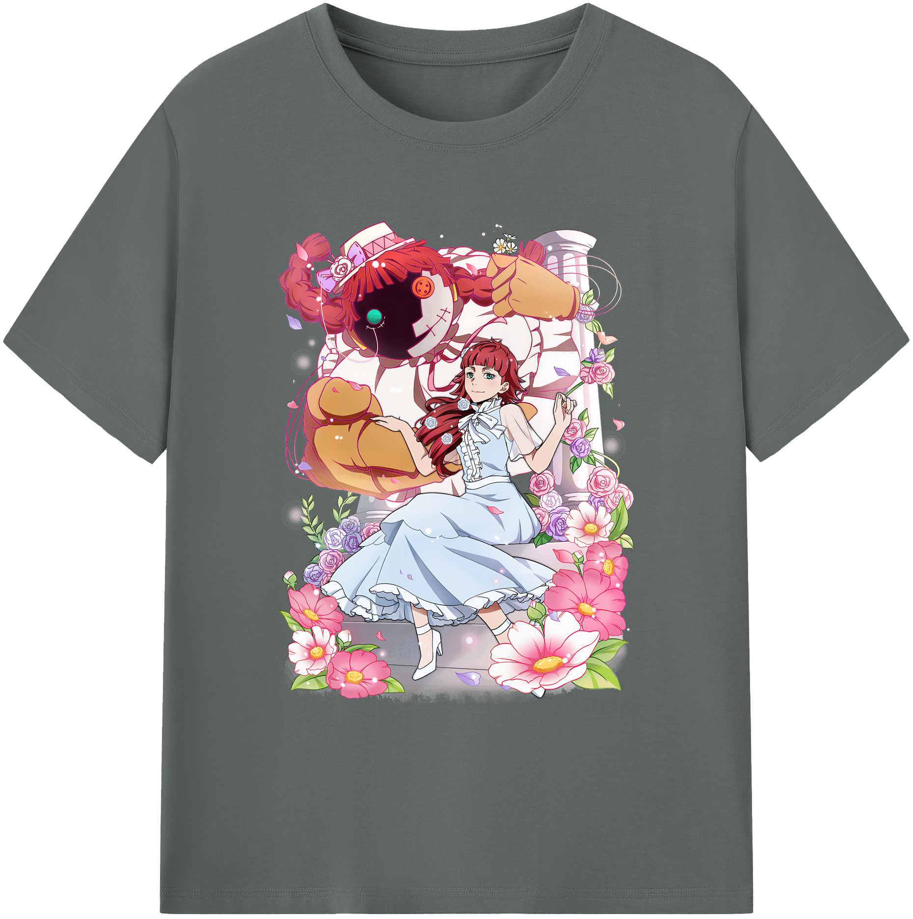 （画像用） 文豪ストレイドッグス Bungo Stray Dogs 綿100％ メンズ半袖Tシャツ｜肌触りやわらか＆通気性